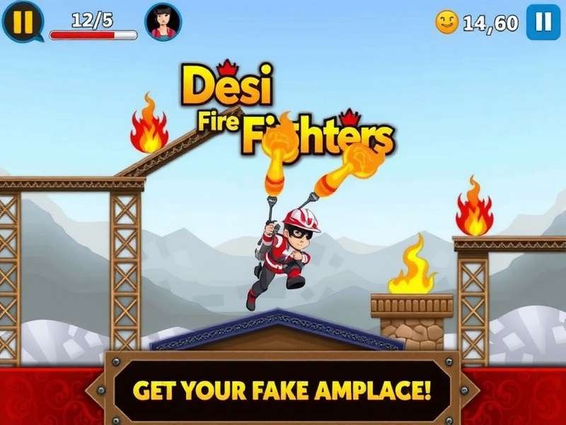 Desi Fire Fighters gameplay screenshot